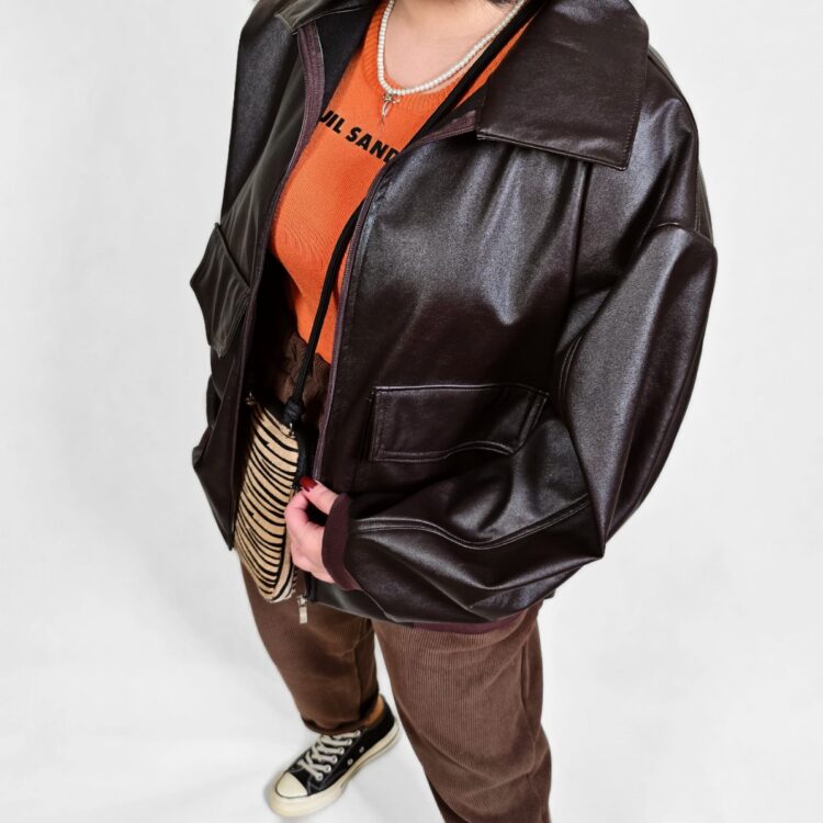 جکت چرم قهوه ایEspresso☕️