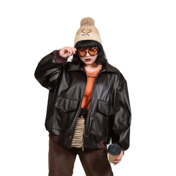 جکت چرم قهوه ایEspresso☕️