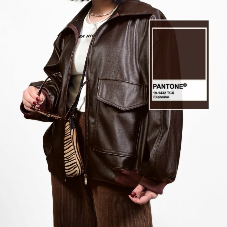 جکت چرم قهوه ایEspresso☕️