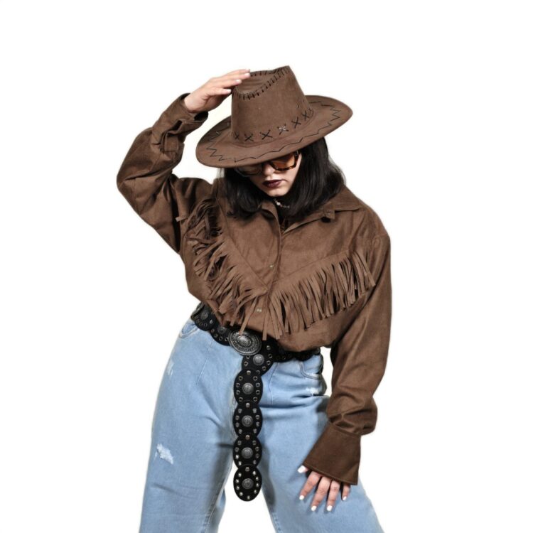 شومیز قهوه ای☕️