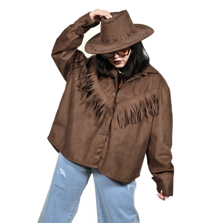 شومیز قهوه ای☕️